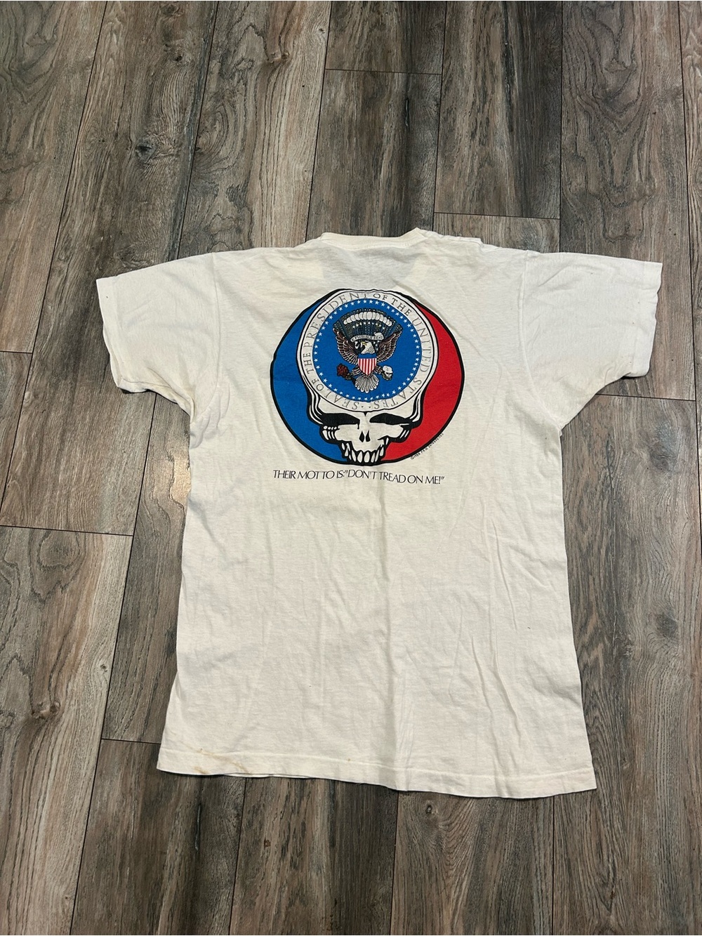 Vintage 80s The Grateful Dead Jerry Garcia For President 1988 T-Shirt Mens M/L